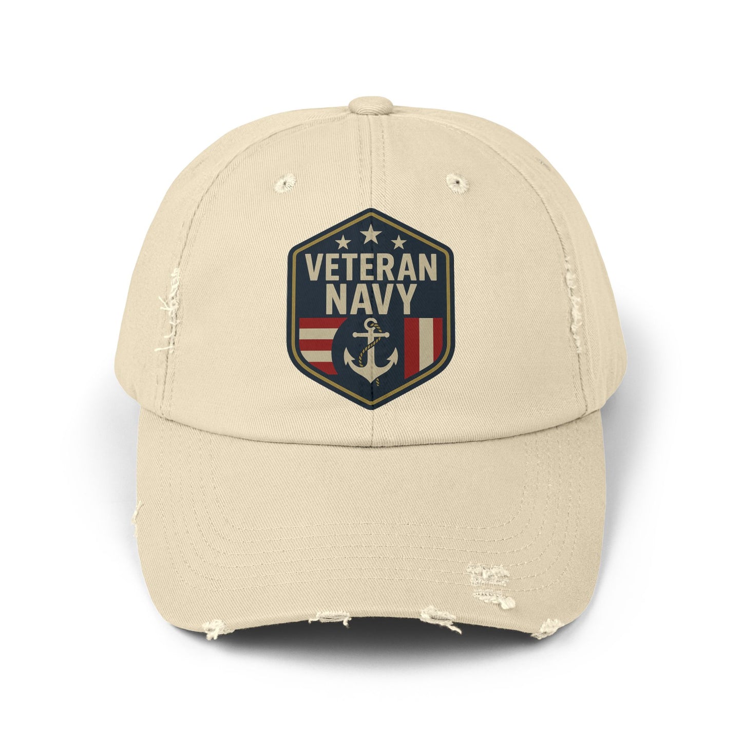 Distressed Hat - Navy Veteran