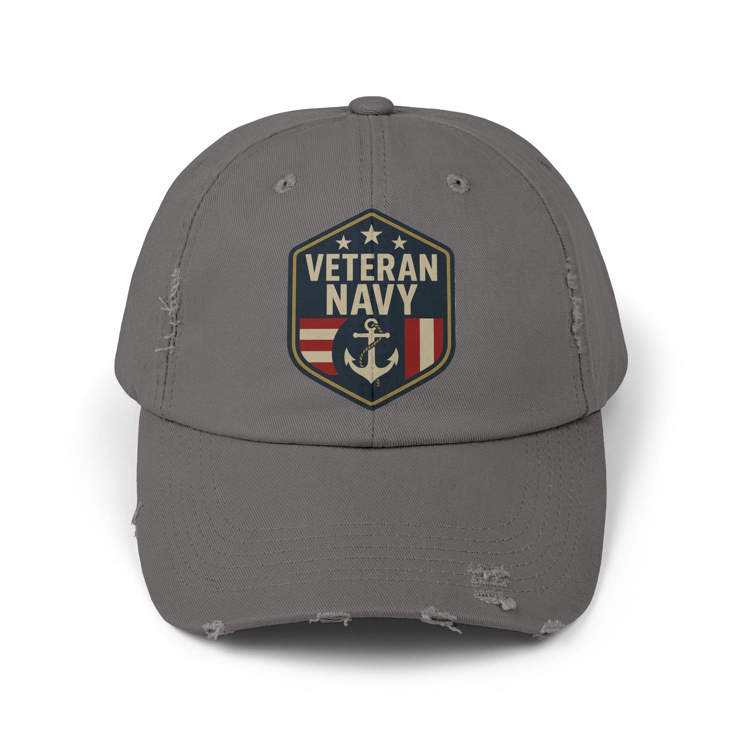 Distressed Hat - Navy Veteran