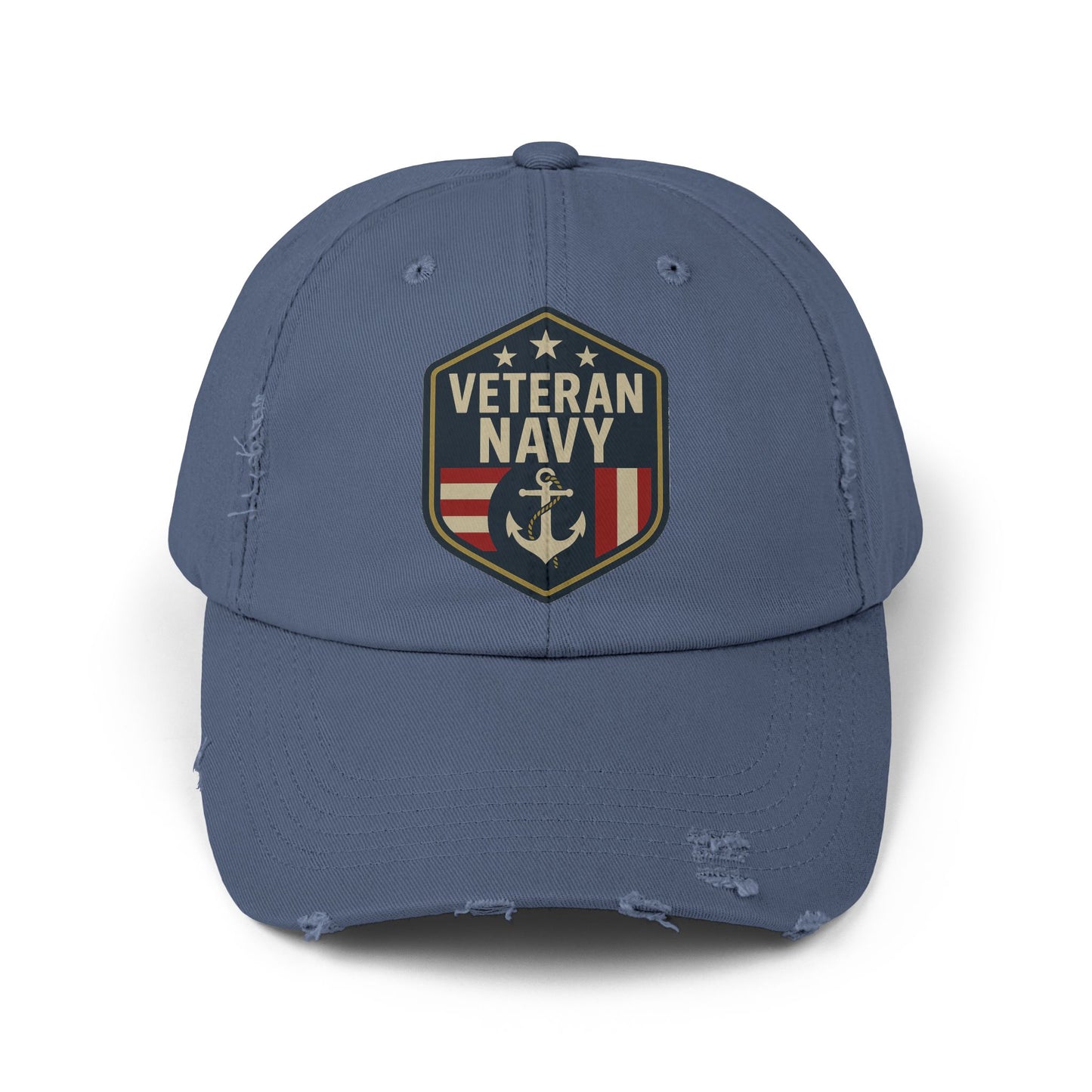 Distressed Hat - Navy Veteran