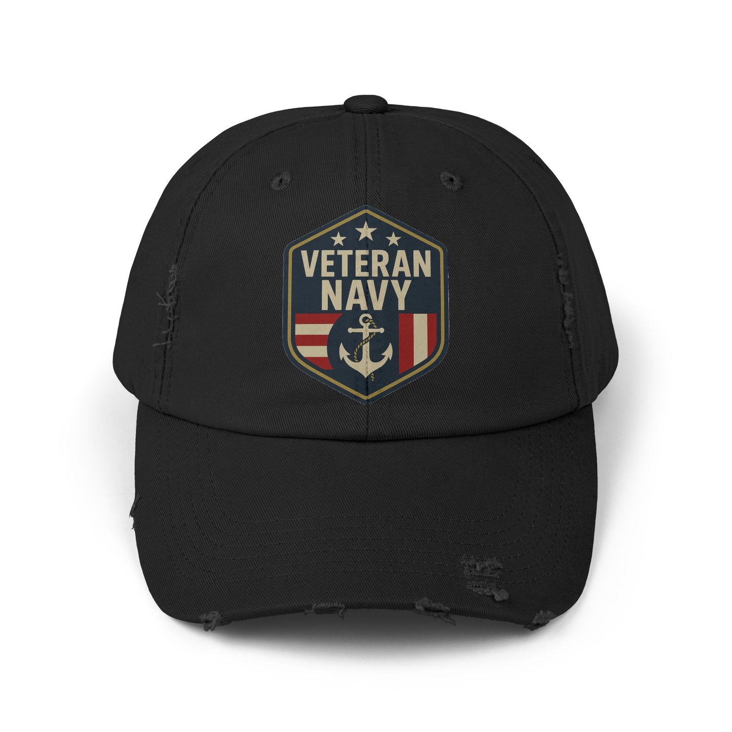 Distressed Hat - Navy Veteran