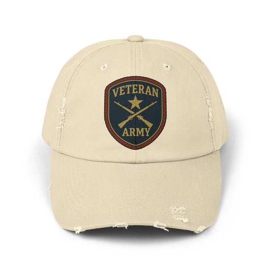 Distressed Hat - Army Veteran