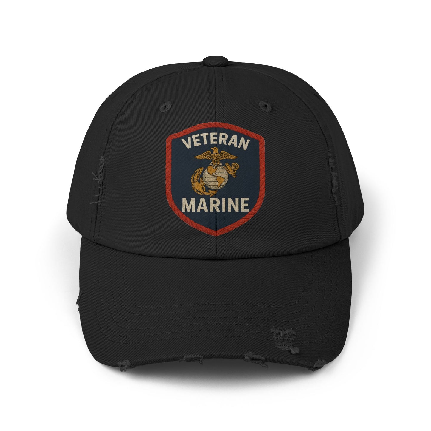 Distressed Hat - Marine Veteran