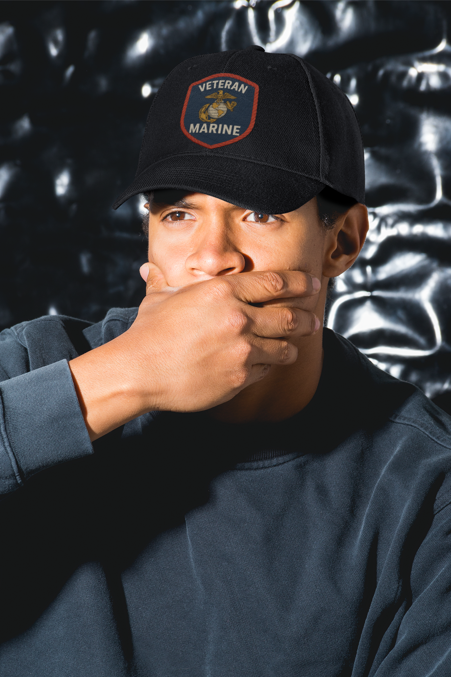 Distressed Hat - Marine Veteran