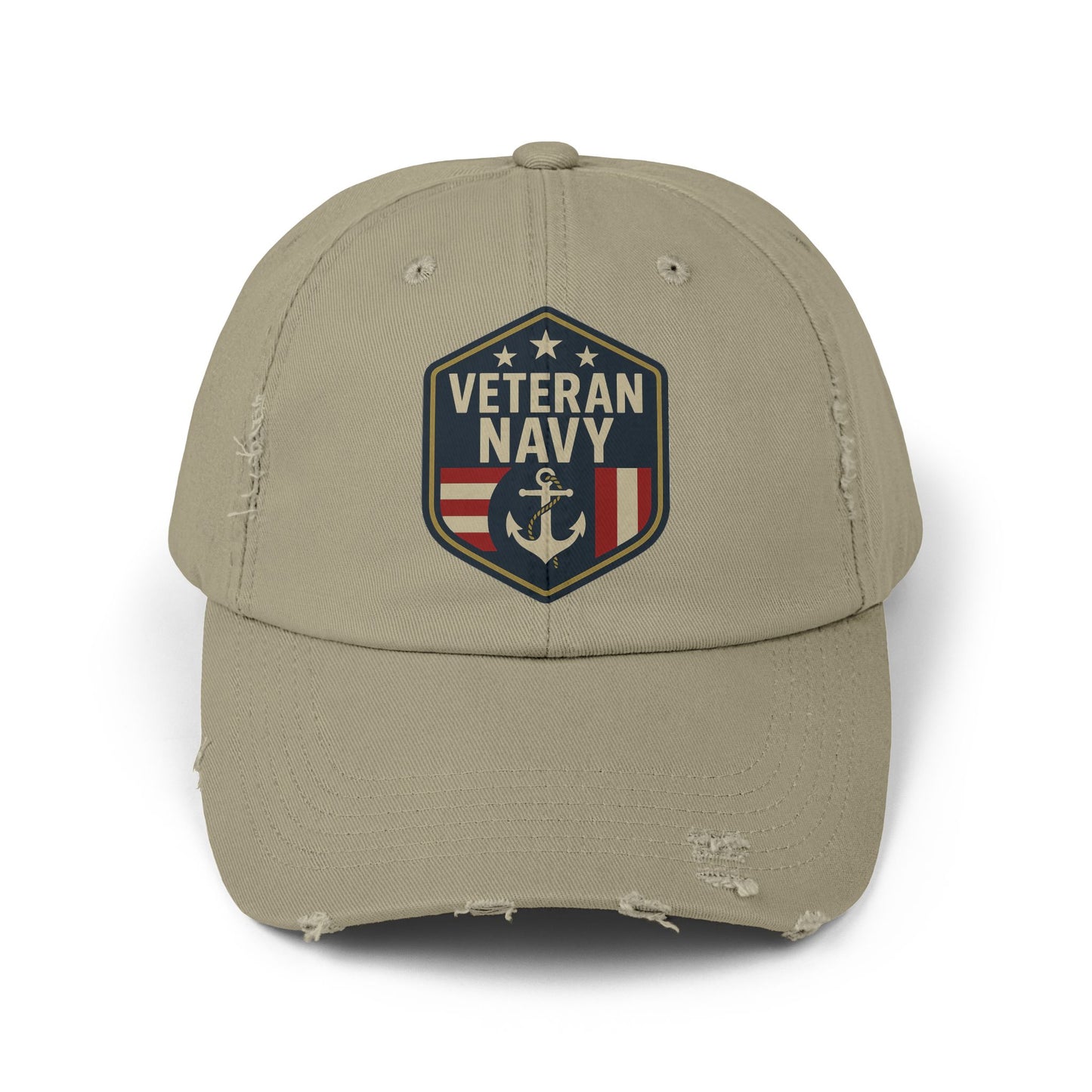 Distressed Hat - Navy Veteran